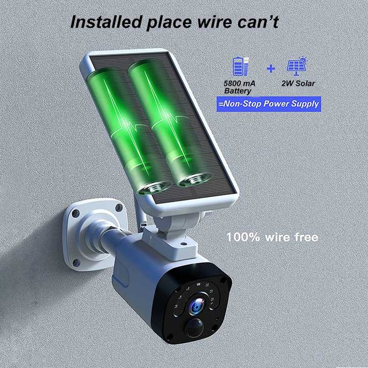 Ip-pro 3.0 Megapixel Solar Power Battery Waterproof IP WIFI  Camera  de vigilancia Industrial Production