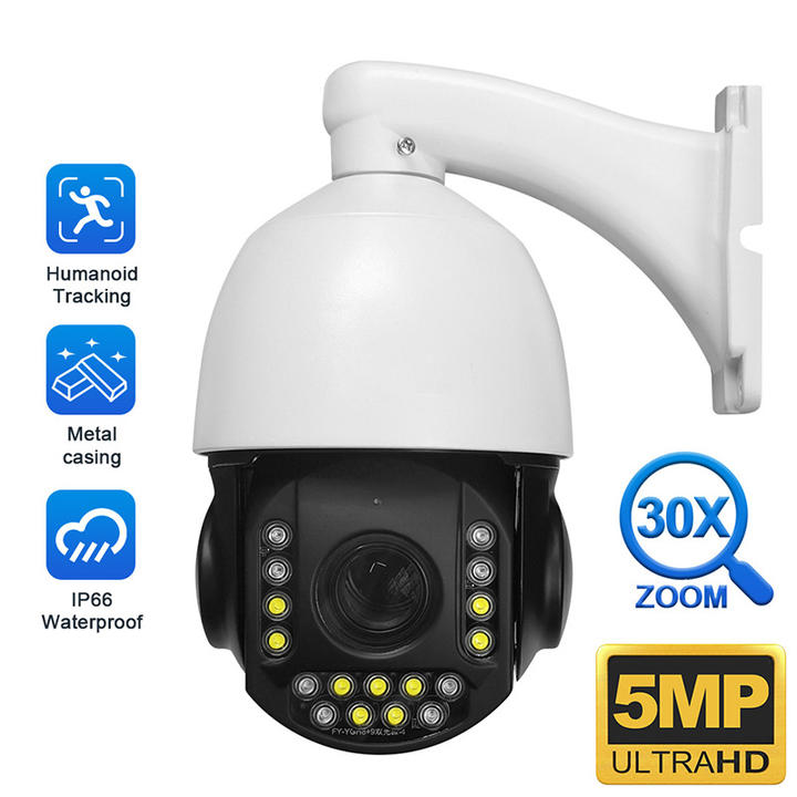 Long Distance 20X PTZ Dome CCTV Rotating Camera PTZ HD Video Camera Full HD 1920x1080 POE Camera