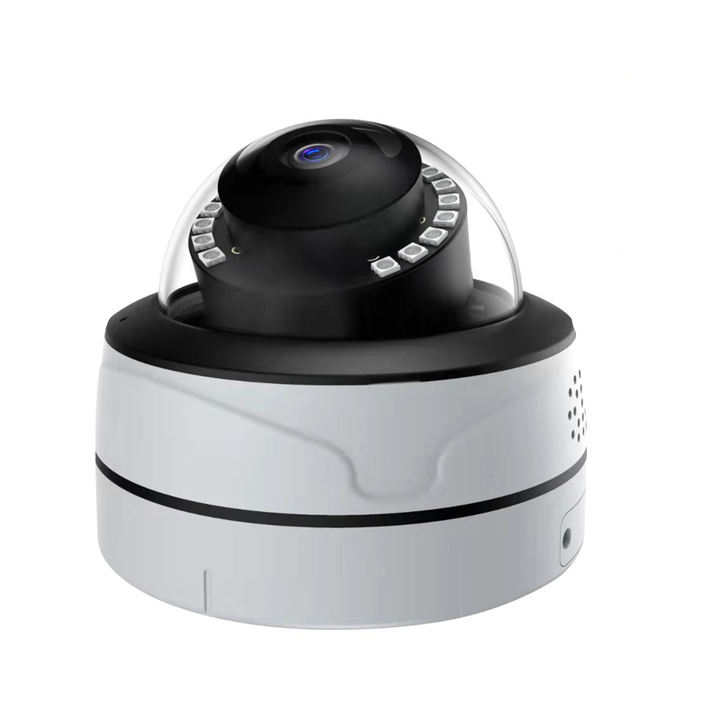 Metal Dome 8MP IP POE Camera 4K Network 2 Way Audio Vandalproof Security CCTV Camera 3.6mm lens