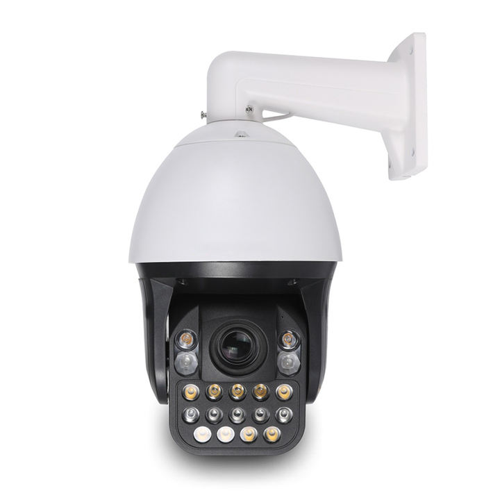 Network 8.0 Megapixel Color Night 30X ZOOM Waterproof IP Dome PTZ Camera.