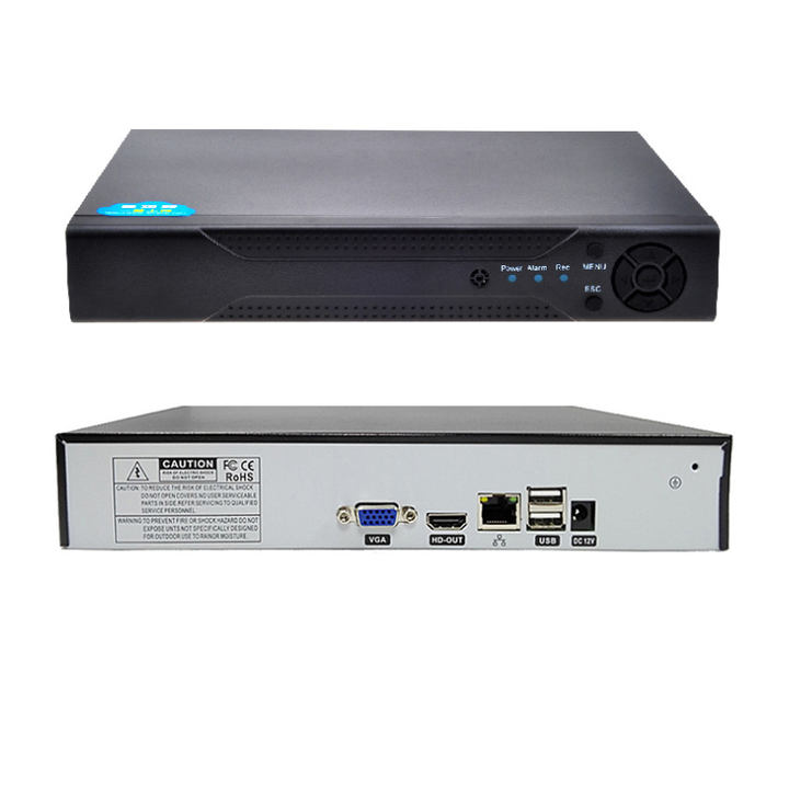 Network 16channel h265 cctv dvr 4k nvr 16ch hd video recorder