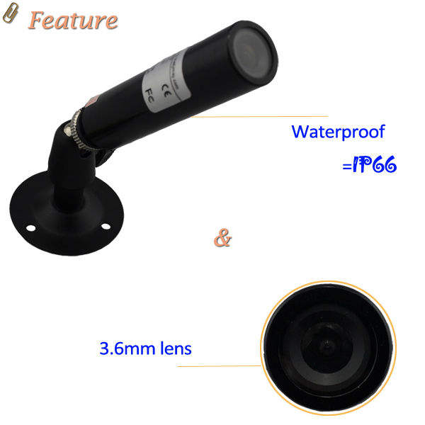 Micro Waterproof Bullet CCTV Camera,700tvl sony ccd mini macro camera