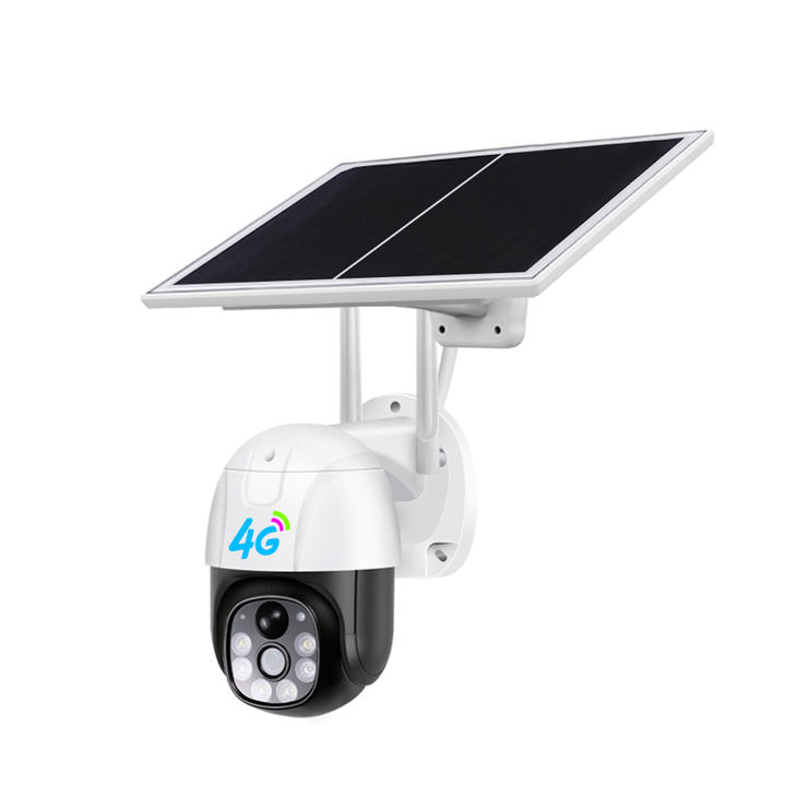 New Arrival 2.0Megapixel 4G Battery(10000mA) Solar power Doul lens Doul light 10X Zoom IP Pan&Tilt Camera support sim card Trade Factory Direct