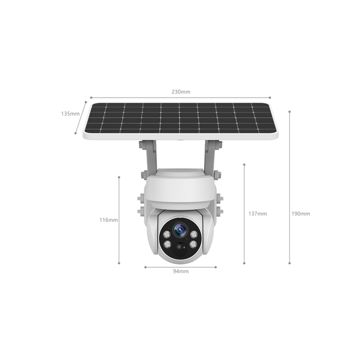 New Arrival 2.0/4.0Megapixel Battery Wifi/4G Solar power Double lights IP Pan&Tilt Camera support sim card (10000mA) Global Trade Manufacturing