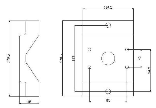 New Product  cctv camera wall Mount housing bracket for CCTV Camera Lock-Pole bracket