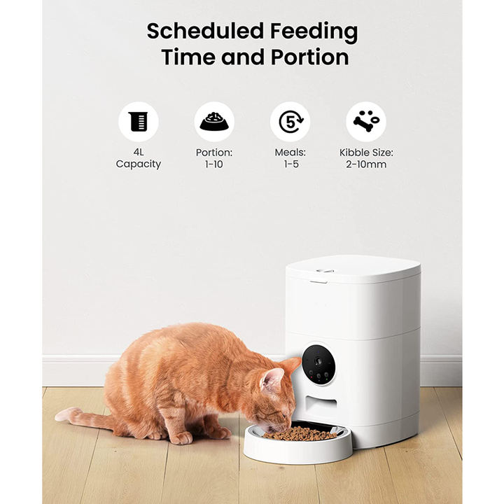 New PET FEEDER with CAMERA IP66 Waterproof Wireless Camera