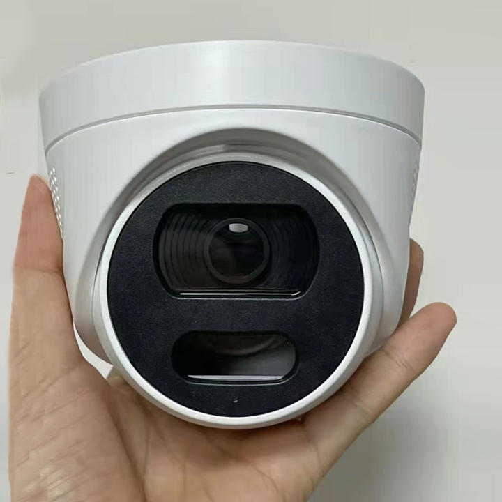 New White Leds Color Night 30m IR Plastic Dome 4K Camera POE Direct Wholesale