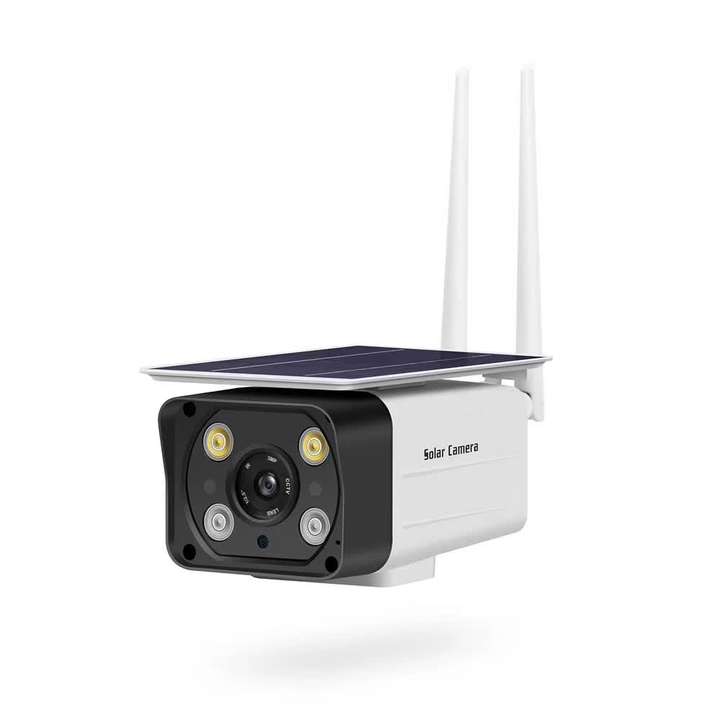 Newest 2.0Megapixel 1080P Waterproof Wifi IR Low Power Solar System  IP Camera China Exporter