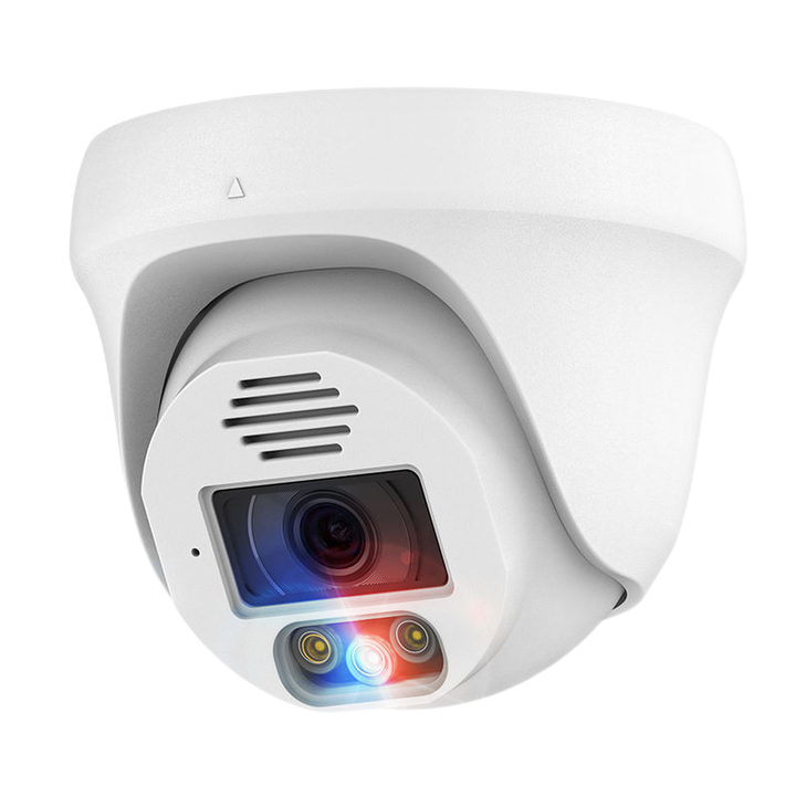 Outdoor Cameras for Home Security 5.0Megapixel Red-Blue light alarm  Bullet POE Dome  Camera Factory Direct Sales Export