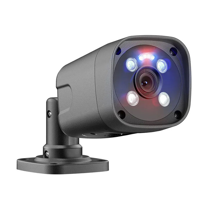 Outdoor Cameras for Home Security 4.0Megapixel Red-Blue light alarm  Bullet POE Camera