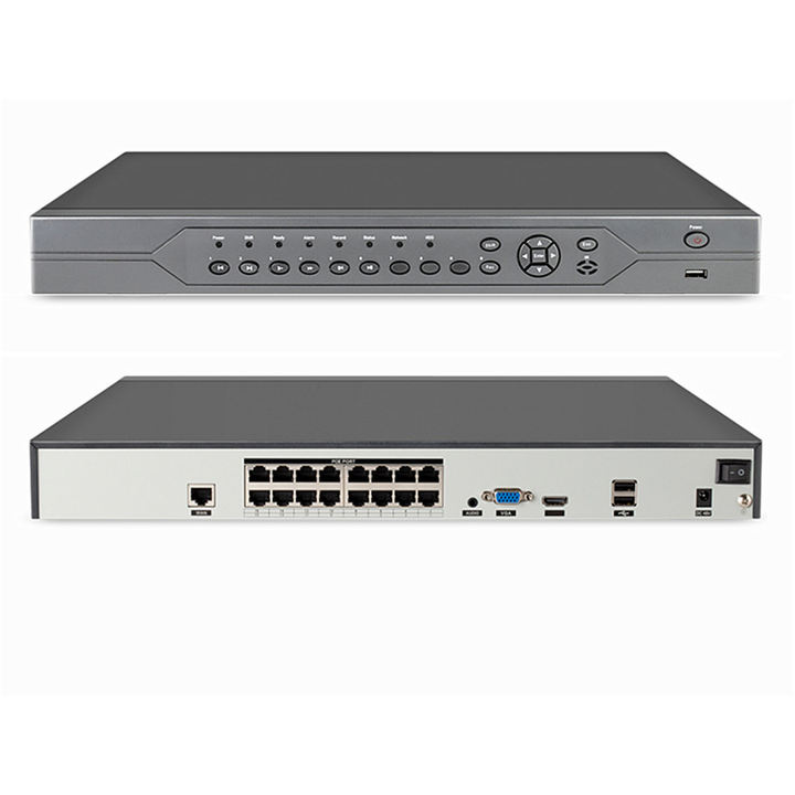 Original XMEYE 16 Channel 4K NVR POE IP Cameras CCTV Face Detection 16ch DVR with 16 Ports POE Wholesale B2B Pricing