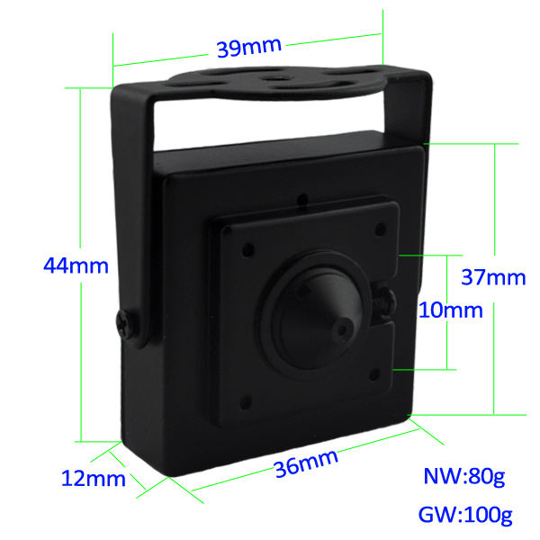 Professional  5MP Network POE Metal Pinhole MIni IP CCTV Camera For ATM Support Face Detection Export-Oriented Factory Manufacturer