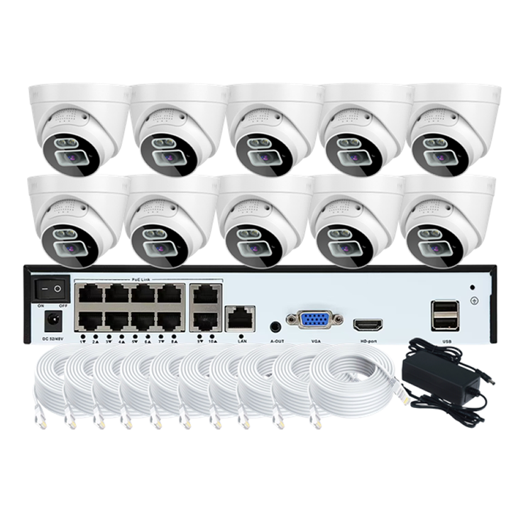 Professional 8CH 3MP POE NVR KIT IP POE Surveillance System CCTV Network Camera