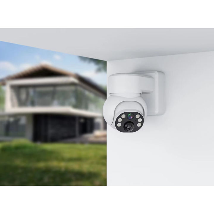 Professional Tuya Smart APP 2MP WIFI version  Battery(7500mAh) Solar power Double light IP Pan&Tilt Camera Manufacturing Solutions