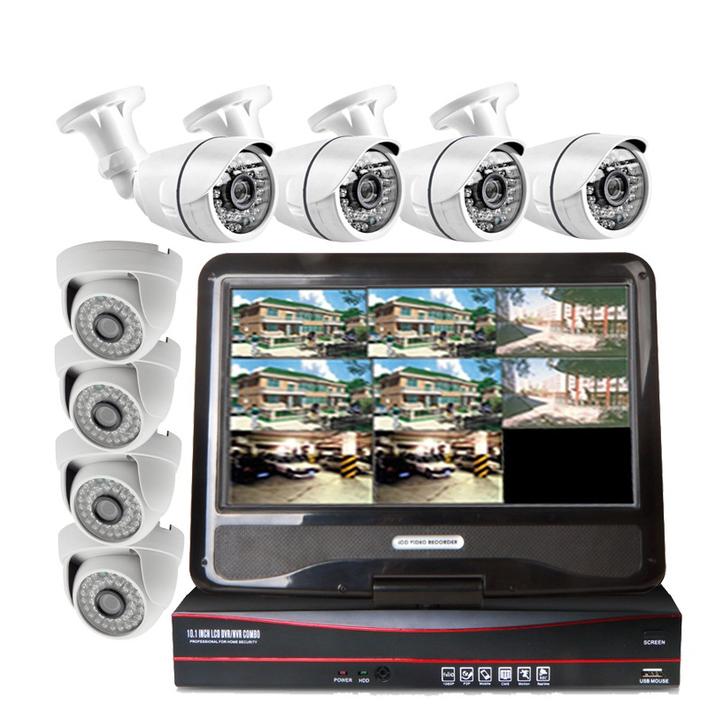 Promotion  2.0 MP HD DVR With 10.1 Monitor Security Camera KIT