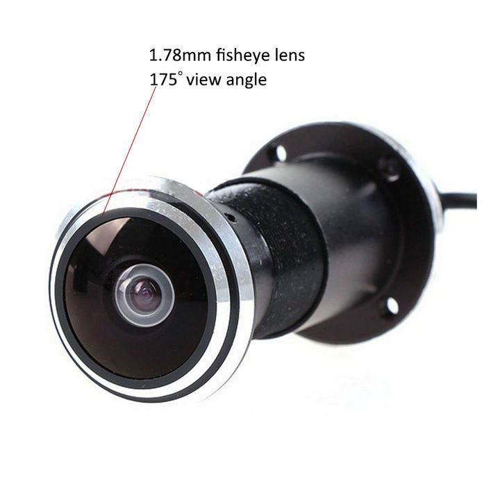 SONY IMX322 AHD Door 1.78mm Fisheye Lens CCTV 1080P AHD Camera