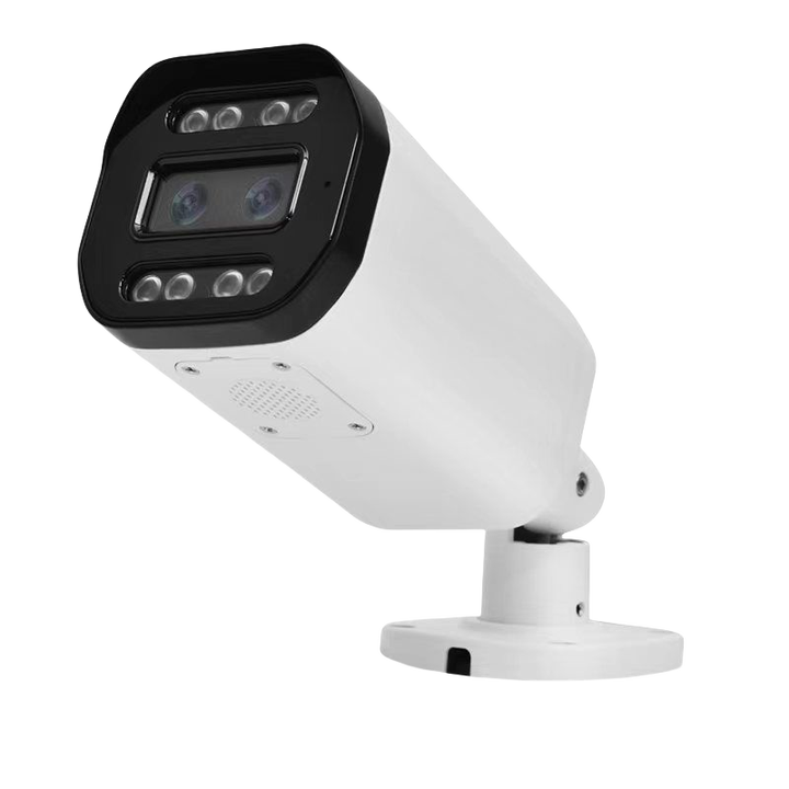 Seetong 5.0Megapixel Blacklight HD Outdoor Dual light Double Len PoE Security IP Camera Housing Night Vision CCTV with Audio China Exporter B2B