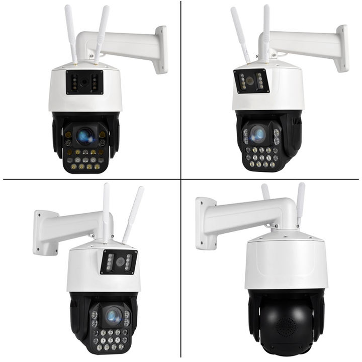 Seetong Wireless 20X Optical Zoom 4MP Dual Lens 360 Degree Rotate WIFI PTZ Camera Auto Tracking Full Color Night Vision Industrial Exporter Custom Solutions