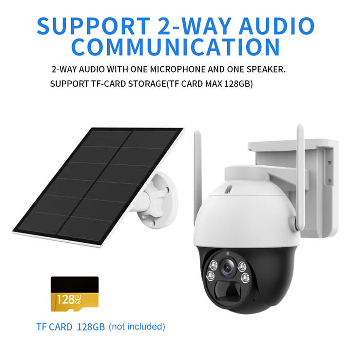 Solar 3.0mp IP pro App Network Video recorder Su rveillance NVR Kit 265 full new outdoor 20meter IR IR PTZ IP camera Efficient Manufacturing Outlet