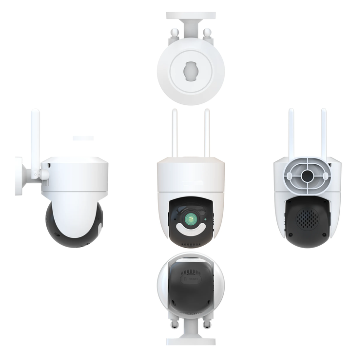 TUYA 4.0Megapixels2.4G 5.8G WiFi PT DomeCamera  HD Security IP Battery Housing Color Night Vision CCTV Camera Rapid Production Solutions Processing