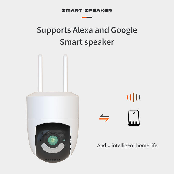 TUYA 4.0Megapixels2.4G 5.8G WiFi PT DomeCamera  HD Security IP Battery Housing Color Night Vision CCTV Camera Rapid Production Solutions Processing