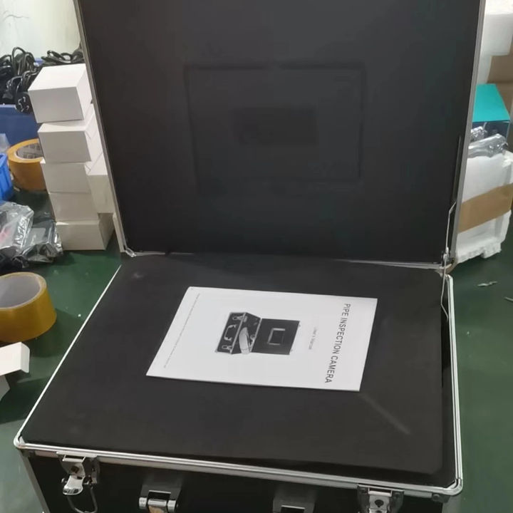 The  Longest cable 7LCD Color Monitor Pipe  sewer pipe inspection camera System Manufacturing Solutions Production