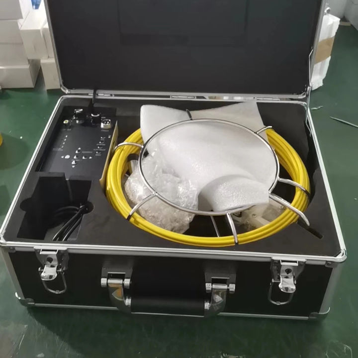 The  Longest cable 7LCD Color Monitor Pipe  sewer pipe inspection camera System Manufacturing Solutions Production