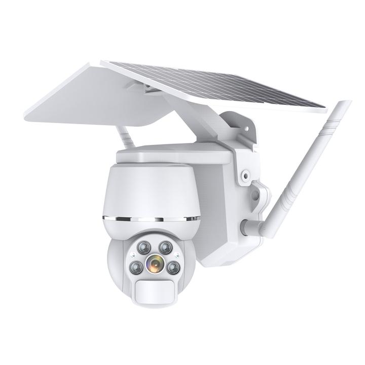 Ubox 1080P Outdoor Smart Camera Solar Panel Battery 4G Sim Card Waterproof Security Camera Rapid Production Solutions