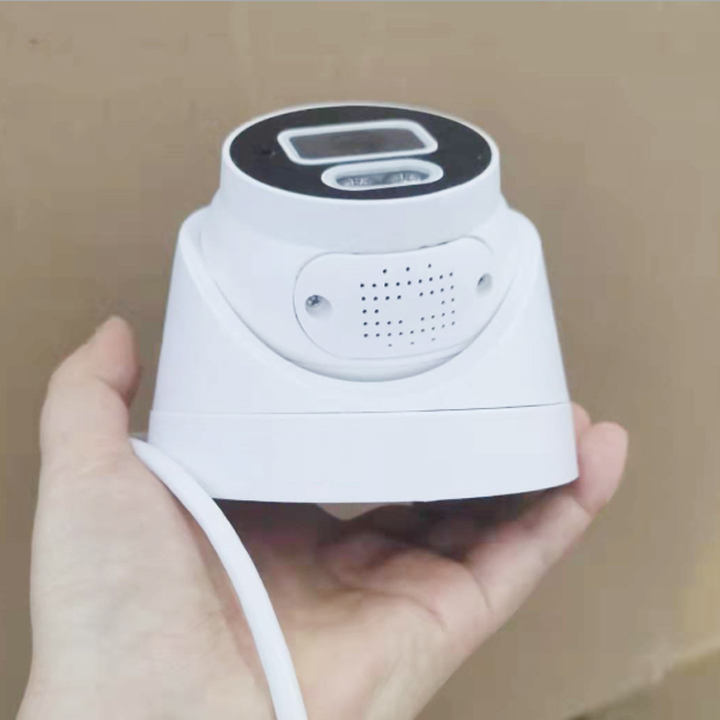 Two Way Audio Color Night 8MP Indoor Dome 4 Camera Set POE NVR 4CH CCTV System Industrial Supplier Supply