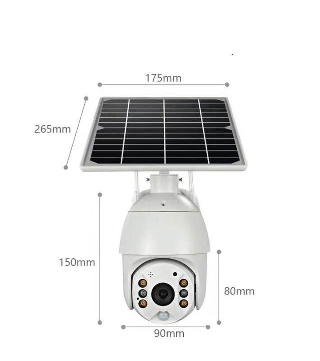 Ubox Unique Innovative PTZ Wireless  4G SIM Card Outdoor Solar Power Wifi Security Lithium Ion Batteries 18650  Camera Direct from Factory