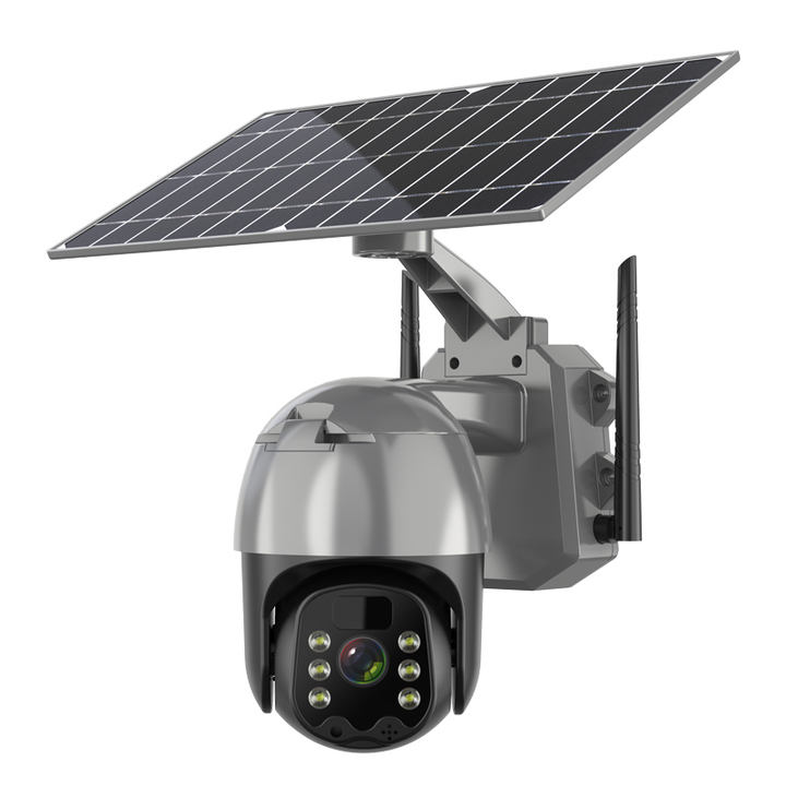 Ubox 4MP Battery Powered Wireless PTZ CCTV Solar 4G Camera SIM Card Outdoor Surveillance Mass Wholesale Custom Solutions