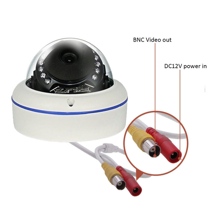 Vandalproof Metal Dome Security 8MP HD BNC Camera Analog AHD 4K CCTV Camera