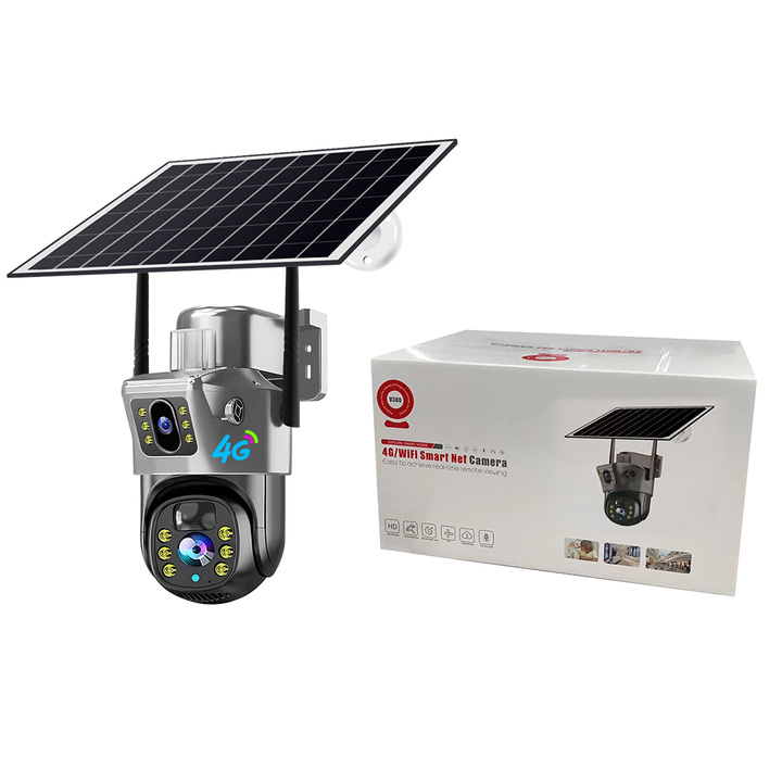 V380pro 4MP Solar Wireless CCTV Security Camera System 360 Web Ptz Outdoor 4G Ip Night Vision CMOS Sensor 1080p China Wholesale Factory