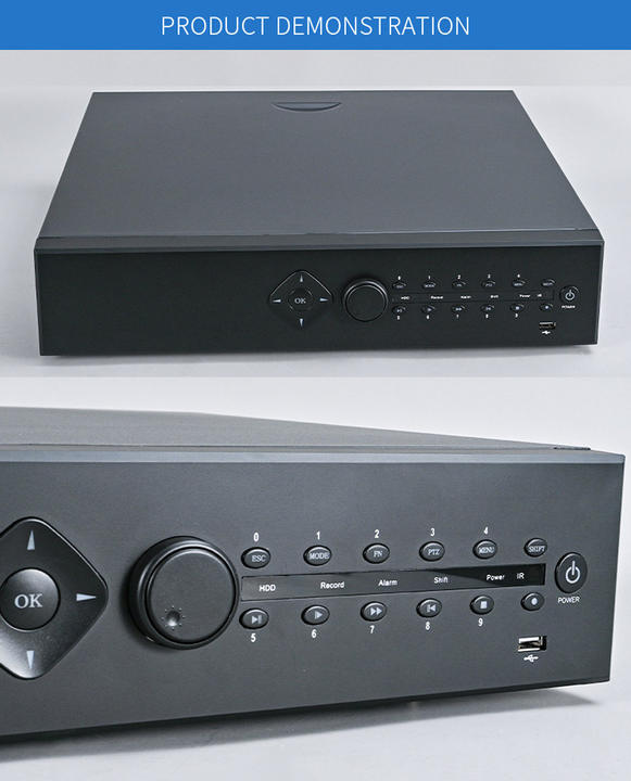XMEYE 4K 64CH Network Video Recorder 64 Channels IP Camera P2P IP NVR for Security Camera System Smart NVR Low-Cost Manufacturing Efficiency