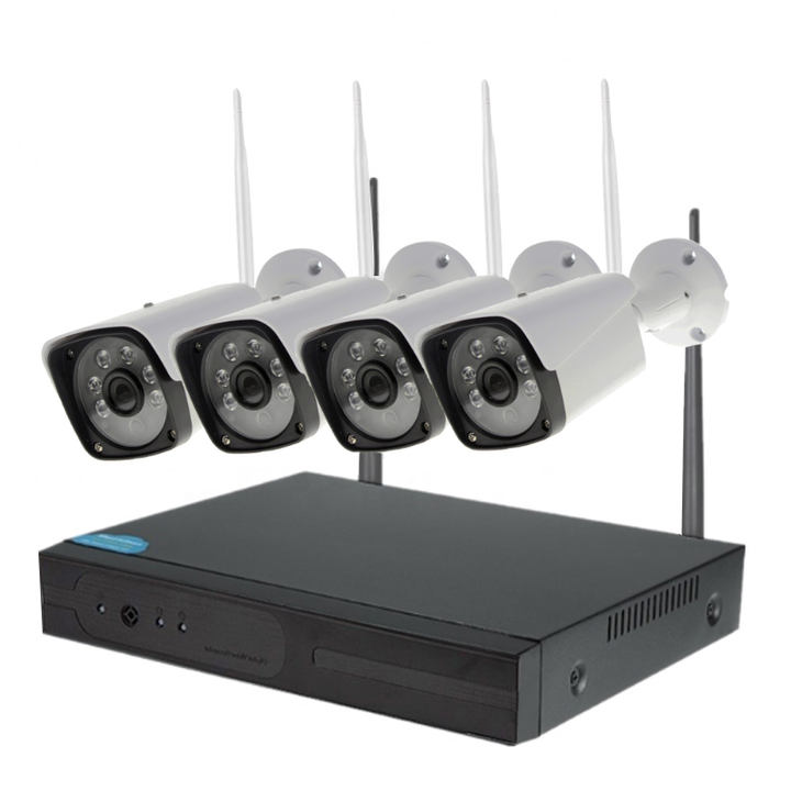 XMEYE CCTV Set 4 CH 2.0 Megapixel Wifi NVR Kits 2MP Wireless System WIFI IP Camera HD 1080P