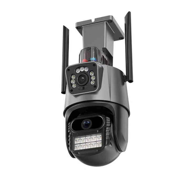 WiFi Dual Lens 1080P Outdoor Security Wireless Video Surveillance Auto Tracking Security ICsee PTZ Camera Wholesale Distribution Center