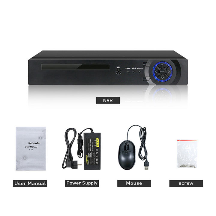 Xmeye Pro 4K 8MP HD 4 channel Security PoE NVR Motion Detection 4 Port POE Nvr Network Video Recorder CCTV Camera System