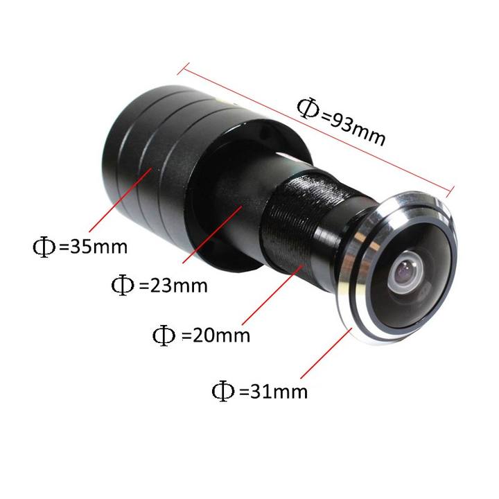 fisheye lens 1080p hd ahd door secure eye cctv cameras