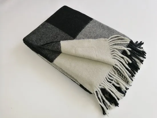 20%Wool 80% Acrylic Soft Warm Wool Blanket for Outside