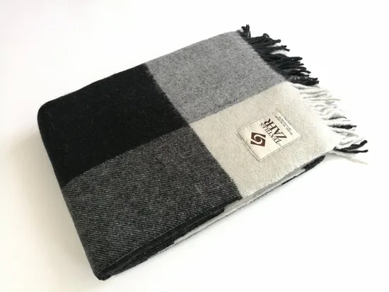 20%Wool 80% Acrylic Soft Warm Wool Blanket for Outside