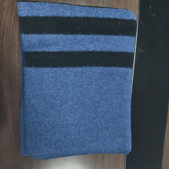 50% Wool 50 Polyester Thick Winter Emergency Wool Blanket