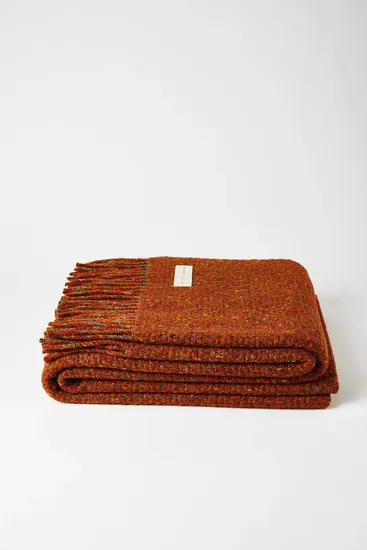 Cozy Soft Pure Merino Wool Blanket for Hotel Bedroom