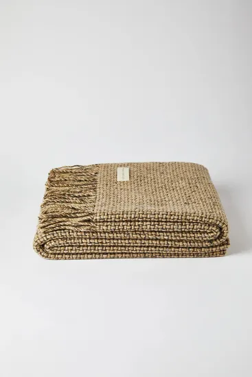 Cozy Soft Pure Merino Wool Blanket for Hotel Bedroom