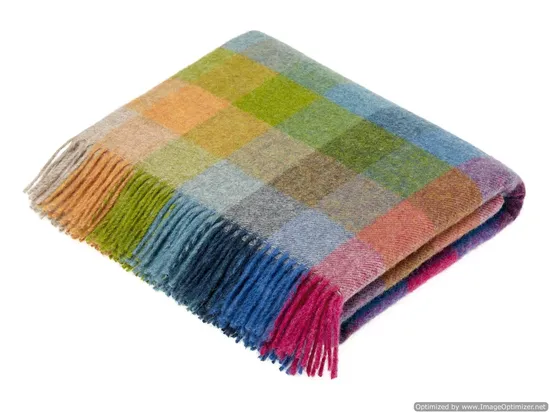 Custom High Quality Comfortable Pure Wool Sheep Blankets