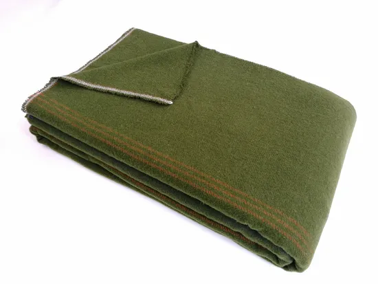 Custom Thick Warm Emergency Pure Wool Blanket