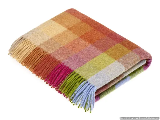 Customized Thicker and Warmer Wool Blend Blankets