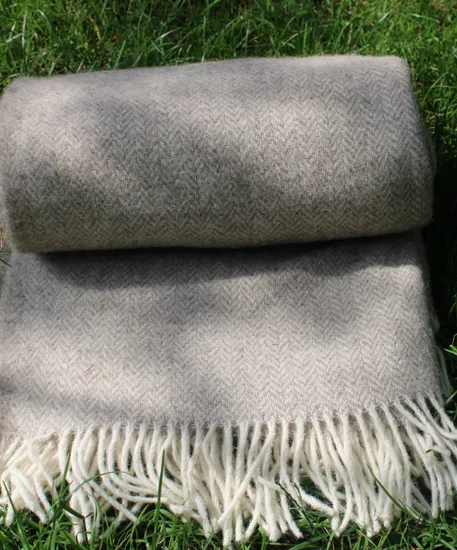 High Quality Super Soft Pure Wool Blanket for Outdoor