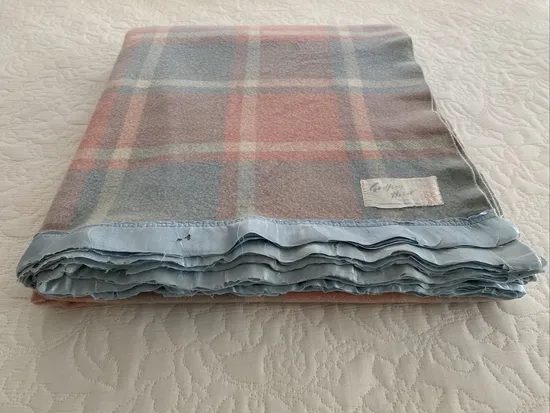 High Quality Woven Wool Blending Super Plaid Super Soft Wool Blankets