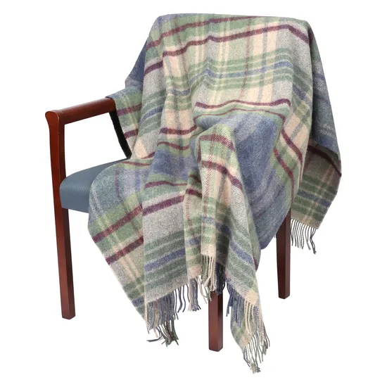 Hot Wholesale Thick Wovend Polyester and Wool Blend Blankets