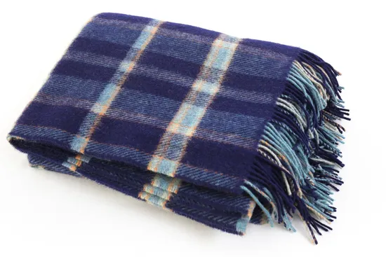 Hot Wholesale Thick Wovend Polyester and Wool Blend Blankets